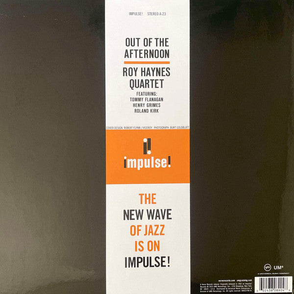 Roy Haynes Quartet : Out Of The Afternoon (LP, Album, RE, 180)