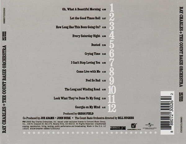 Ray Charles + Count Basie Orchestra : Ray Sings Basie Swings (CD, Album)