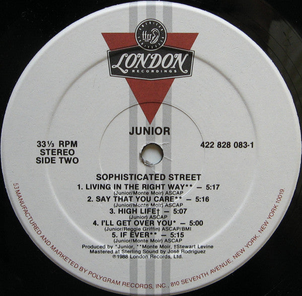Junior (2) : Sophisticated Street (LP, Album)