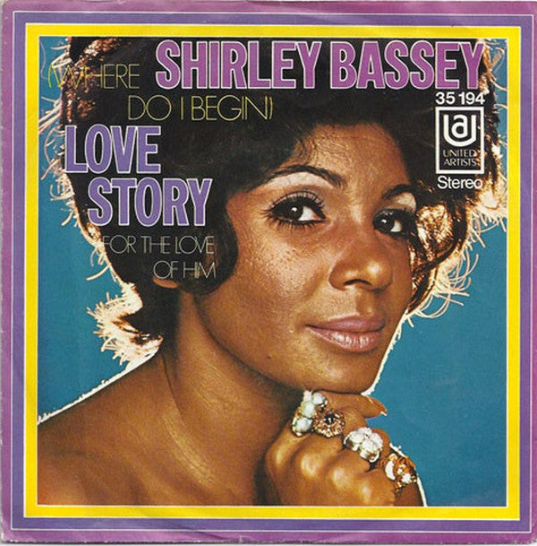 Shirley Bassey : (Where Do I Begin) Love Story  (7", Single)