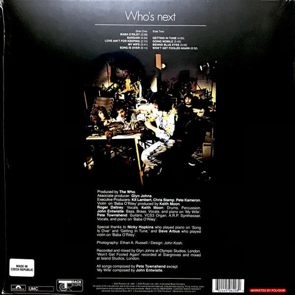 The Who : Who's Next (LP, Album, RE, RM, Cok)