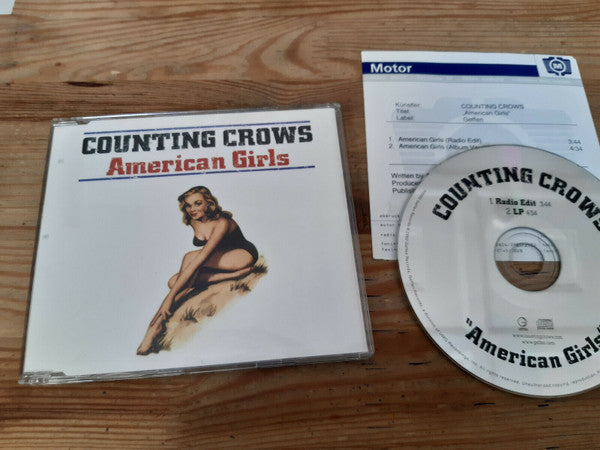 Counting Crows : American Girls (CD, Maxi, Promo)