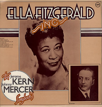 Ella Fitzgerald : Ella Fitzgerald Sings The Jerome Kern & Johnny Mercer Songbooks (2xLP, Comp, RE)