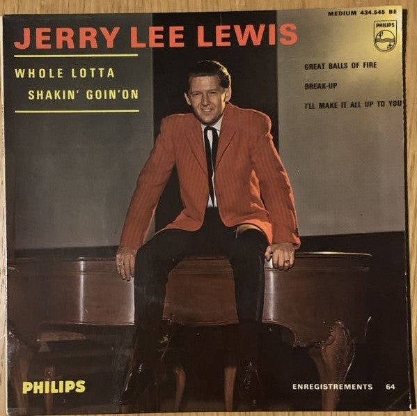 Jerry Lee Lewis : Whole Lotta Shakin' Goin' On (7", EP, Mono, RE)