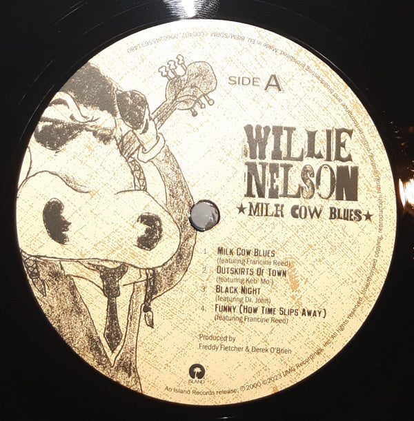 Willie Nelson : Milk Cow Blues (2xLP, Album, RE, 180)