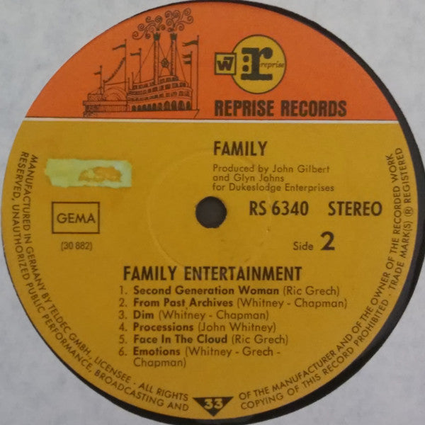 Family (6) : Family Entertainment (LP, Album)