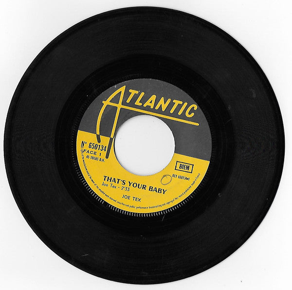 Joe Tex : That's Your Baby (7")