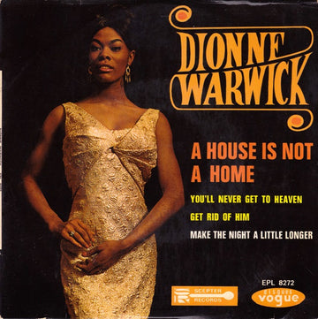 Dionne Warwick : A House Is Not A Home (7", EP)