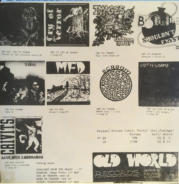 Diet Of Worms (2) : Aren't You Hungry (7", EP, Ltd)