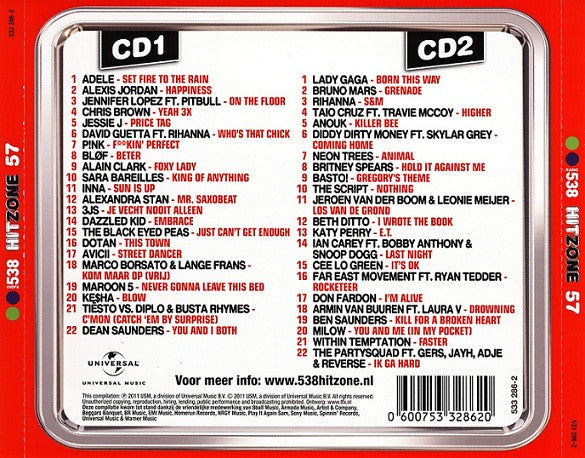 Various : Radio 538 Hitzone 57 (2xCD, Comp)