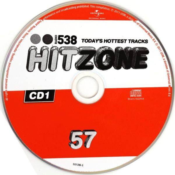 Various : Radio 538 Hitzone 57 (2xCD, Comp)