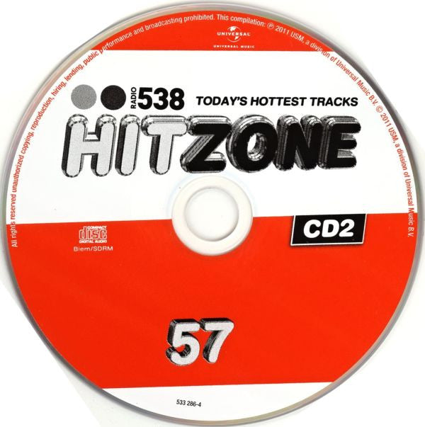 Various : Radio 538 Hitzone 57 (2xCD, Comp)