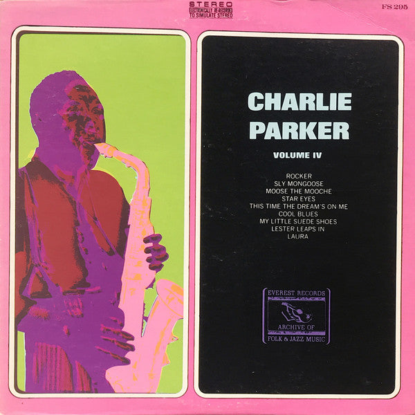 Charlie Parker : Charlie Parker Volume IV (LP, Album, RE)