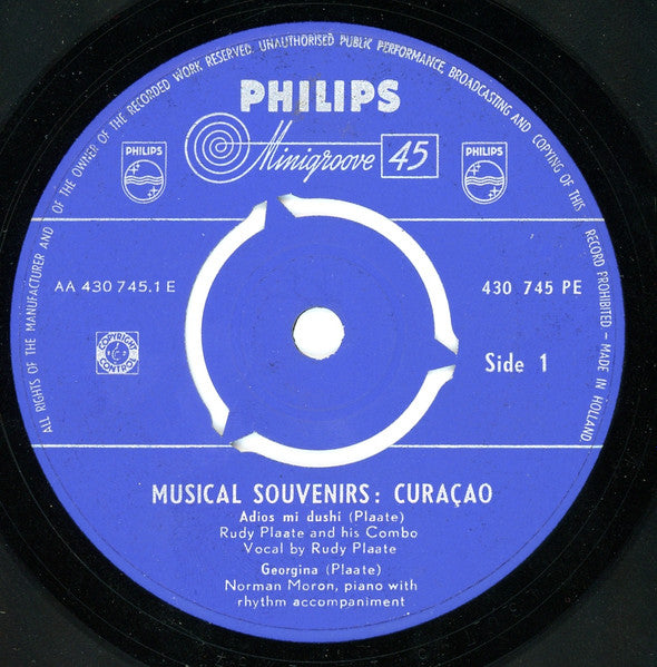 Various : Musical Souvenirs: Curaçao (7")