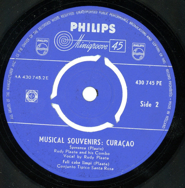 Various : Musical Souvenirs: Curaçao (7")