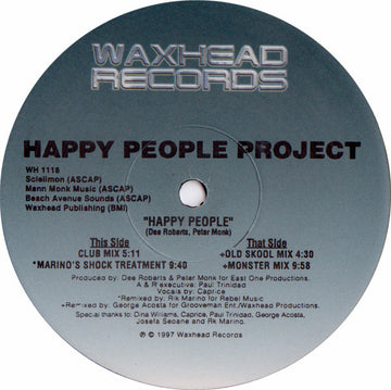 Happy People Project : Happy People (12")