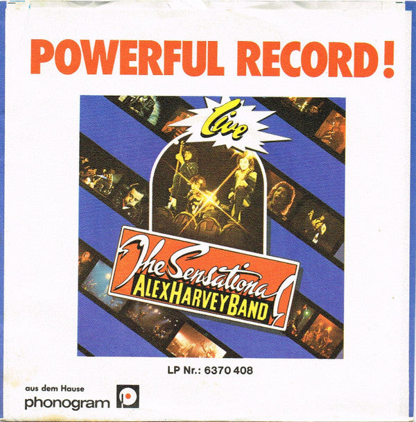 The Sensational Alex Harvey Band : Gamblin' Bar Room Blues (7", Single)
