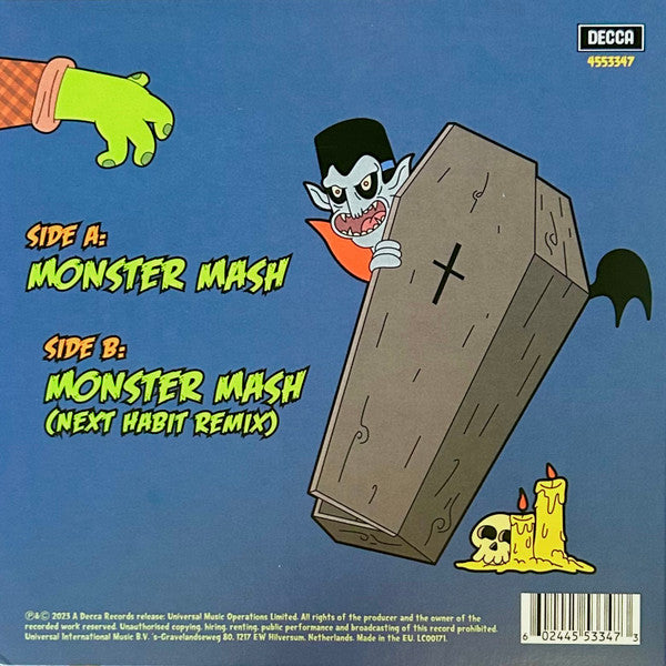 Bobby (Boris) Pickett And The Crypt-Kickers : Monster Mash (7", Ltd, RE, Neo)