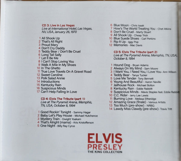 Elvis Presley : The King Collection (5xCD, RM, Unofficial)