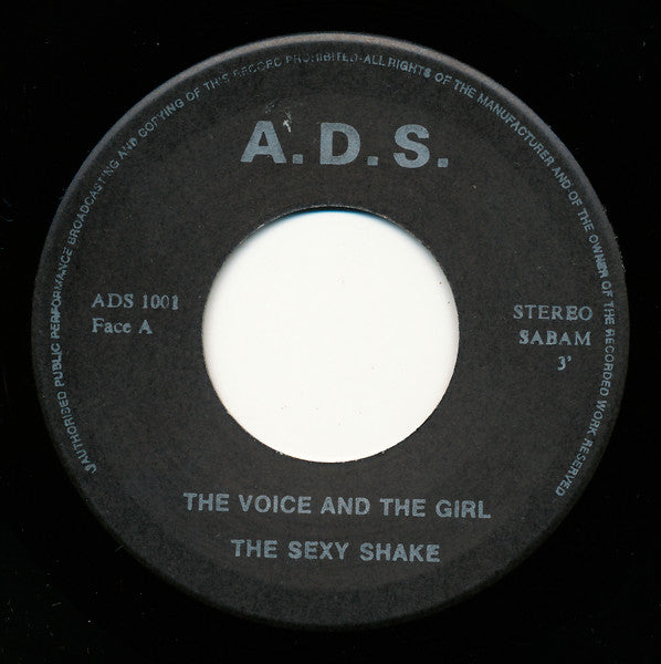 The Voice And The Girl : The Sexy Shake (7")