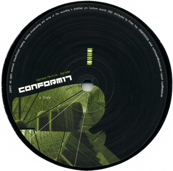 Gaetano Parisio : Suprema (12")