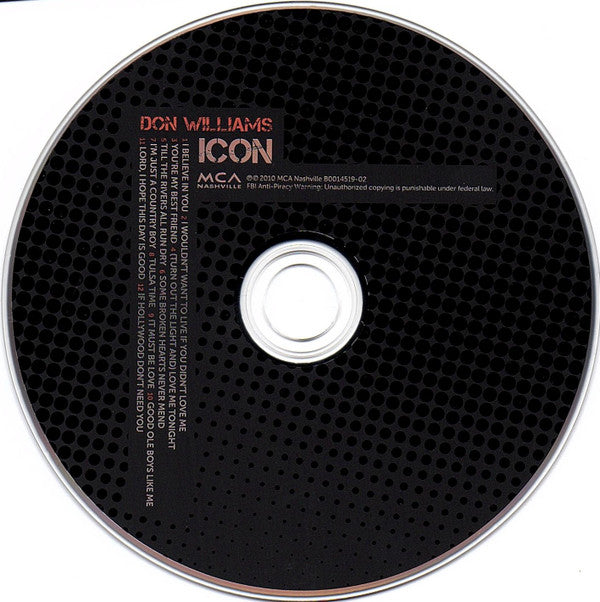 Don Williams (2) : Icon (CD, Comp)