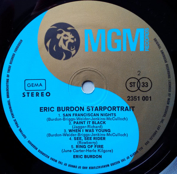 Eric Burdon : Starportrait (2xLP + Box, Comp)