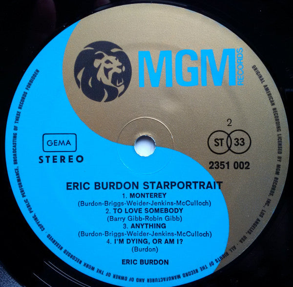 Eric Burdon : Starportrait (2xLP + Box, Comp)