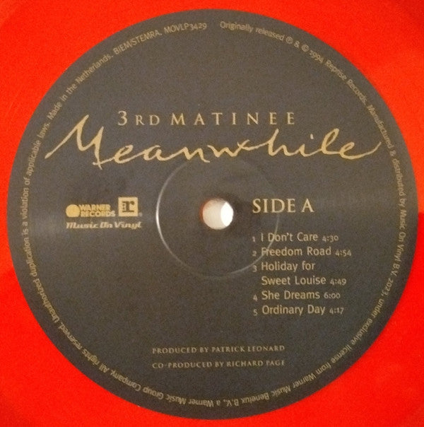 3rd Matinee : Meanwhile (LP, Album, Ltd, Num, RE, Red)