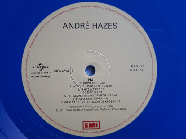 André Hazes : Nu (LP, Album, Ltd, RE, Blu)