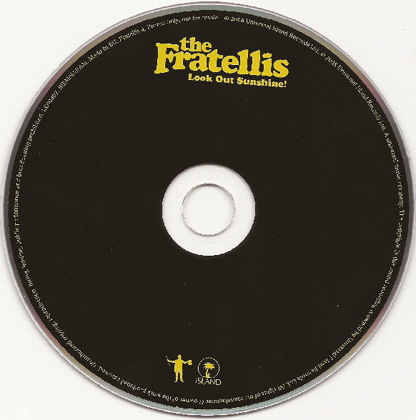 The Fratellis : Look Out Sunshine! (CD, Single, Promo)