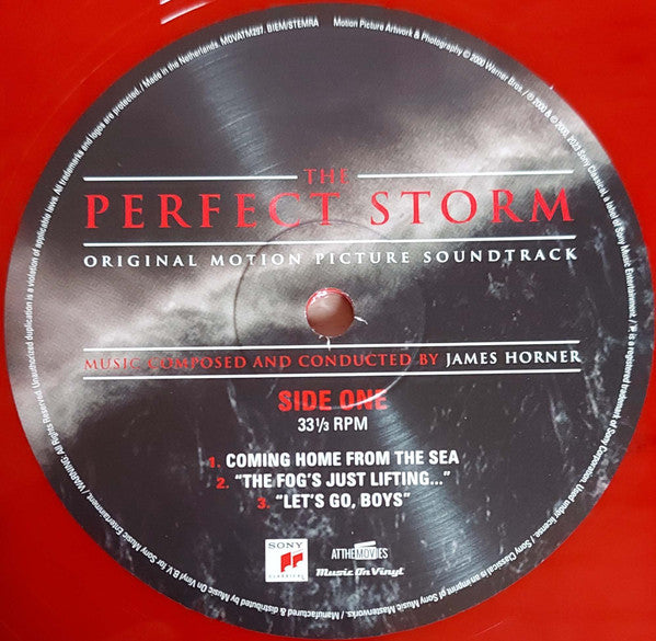 James Horner : The Perfect Storm (Original Motion Picture Soundtrack) (2xLP, Ltd, Num, RE, Red)