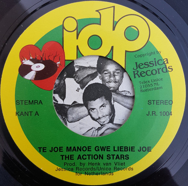 The Action Stars : Te Joe Manoe Gwe Liebie Joe (7")