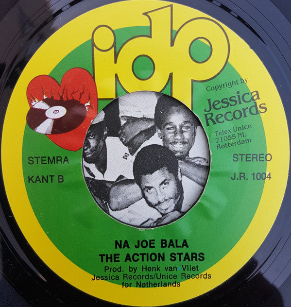 The Action Stars : Te Joe Manoe Gwe Liebie Joe (7")