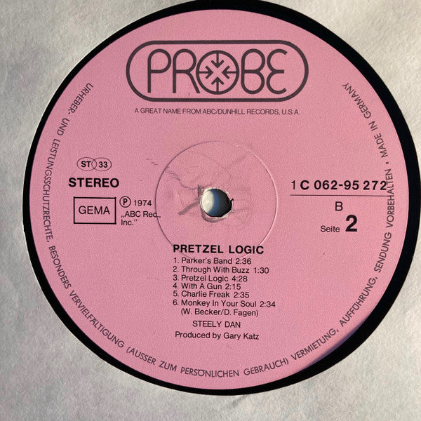 Steely Dan : Pretzel Logic (LP, Album, Gat)