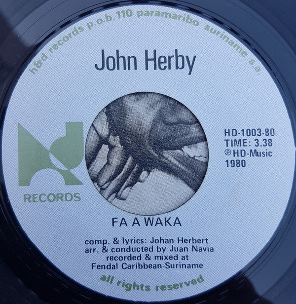 John Herby : Daddy's Coming Home (7")