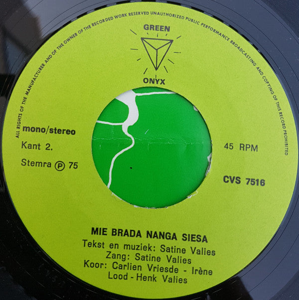 Satine Valies : Mekie Wie Soetoe Wie Ède Na Wang (7")