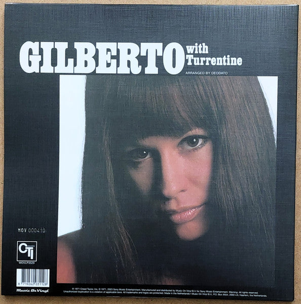 Astrud Gilberto With Stanley Turrentine : Gilberto With Turrentine (LP, Album, Ltd, Tra)