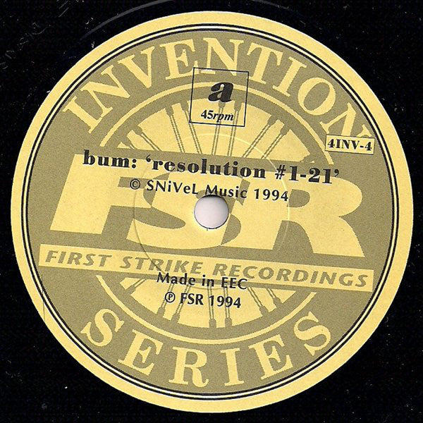 Bum / Innerface (4) : New American Swimming Device (7", Num)