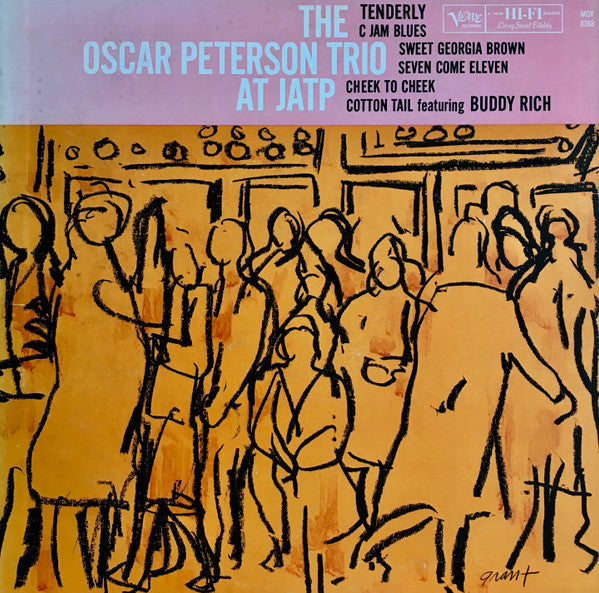 The Oscar Peterson Trio : At JATP (LP, Album)