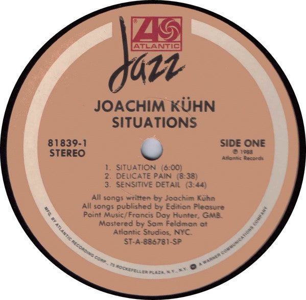 Joachim Kühn : Situations (LP, Album)