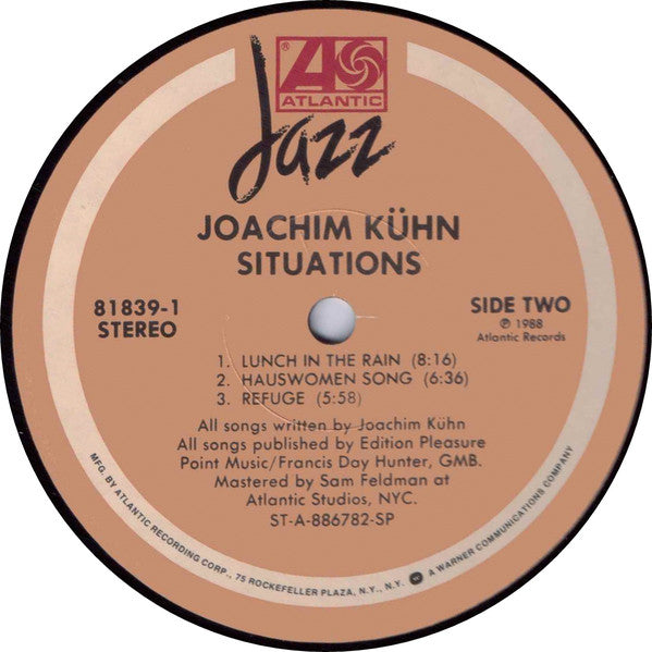 Joachim Kühn : Situations (LP, Album)