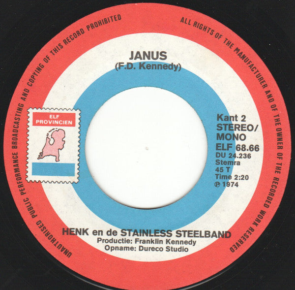 Henk En De Stainless Steelband : Wij Willen W.W. (7", Single)