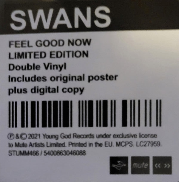 Swans : Feel Good Now (2xLP, Album, Ltd, RE, RM)