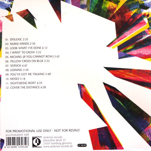 Isolation Years : Cover The Distance (CD, Album, Promo)