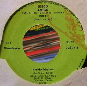 The Kaseko Masters : Dola (7")