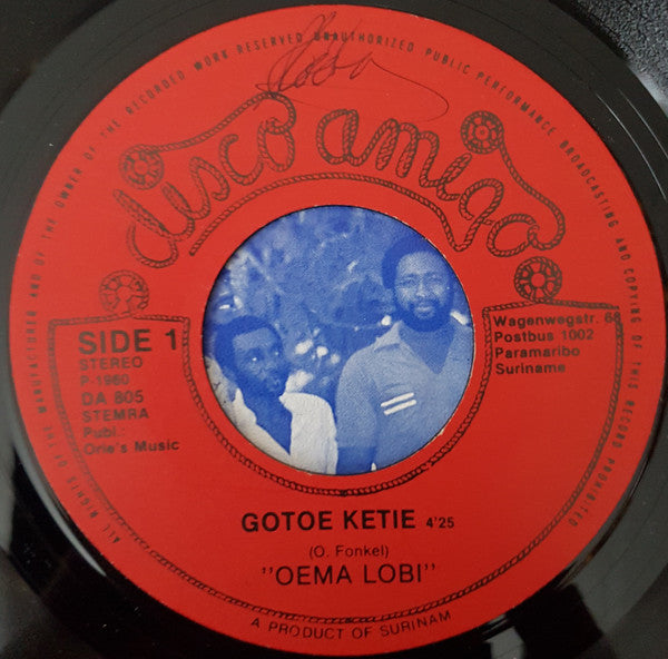 Oema Lobi : Gotoe Ketie (7")