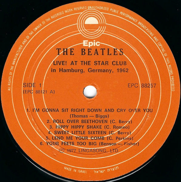 The Beatles : Live! At The Star Club In Hamburg, Germany; 1962 (2xLP, Album, Gat)