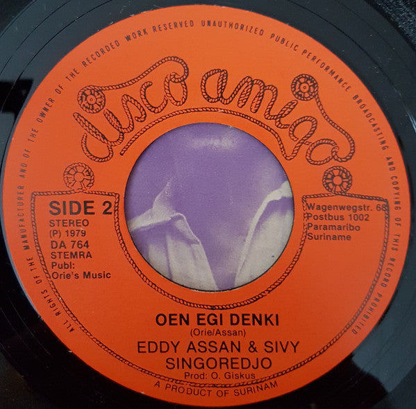 Eddy Assan : Pratie Lobi (7")