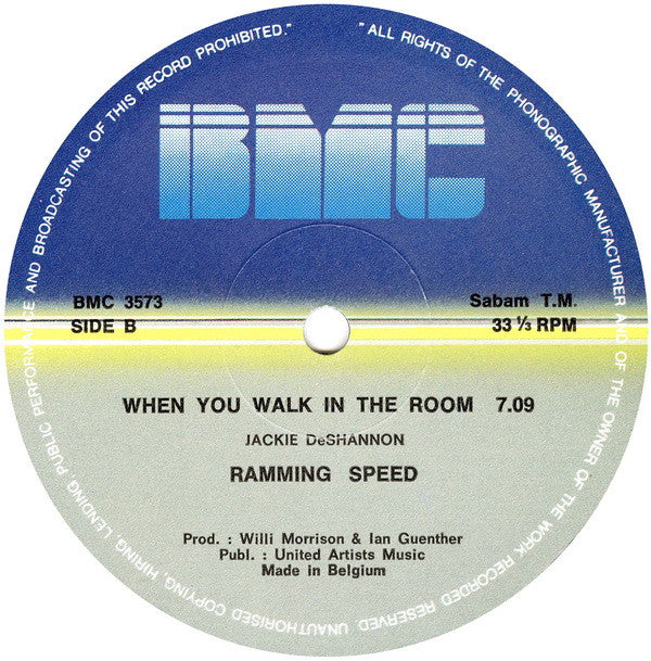 Ramming Speed : When You Walk In The Room (12")